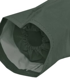 vidaXL Lange regenjas waterbestendig zeer stevig met capuchon groen L
