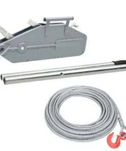 vidaXL Lier met staalkabel 1600 kg