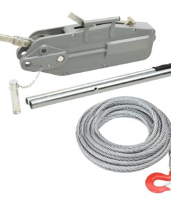 vidaXL Lier met staalkabel 3200 kg