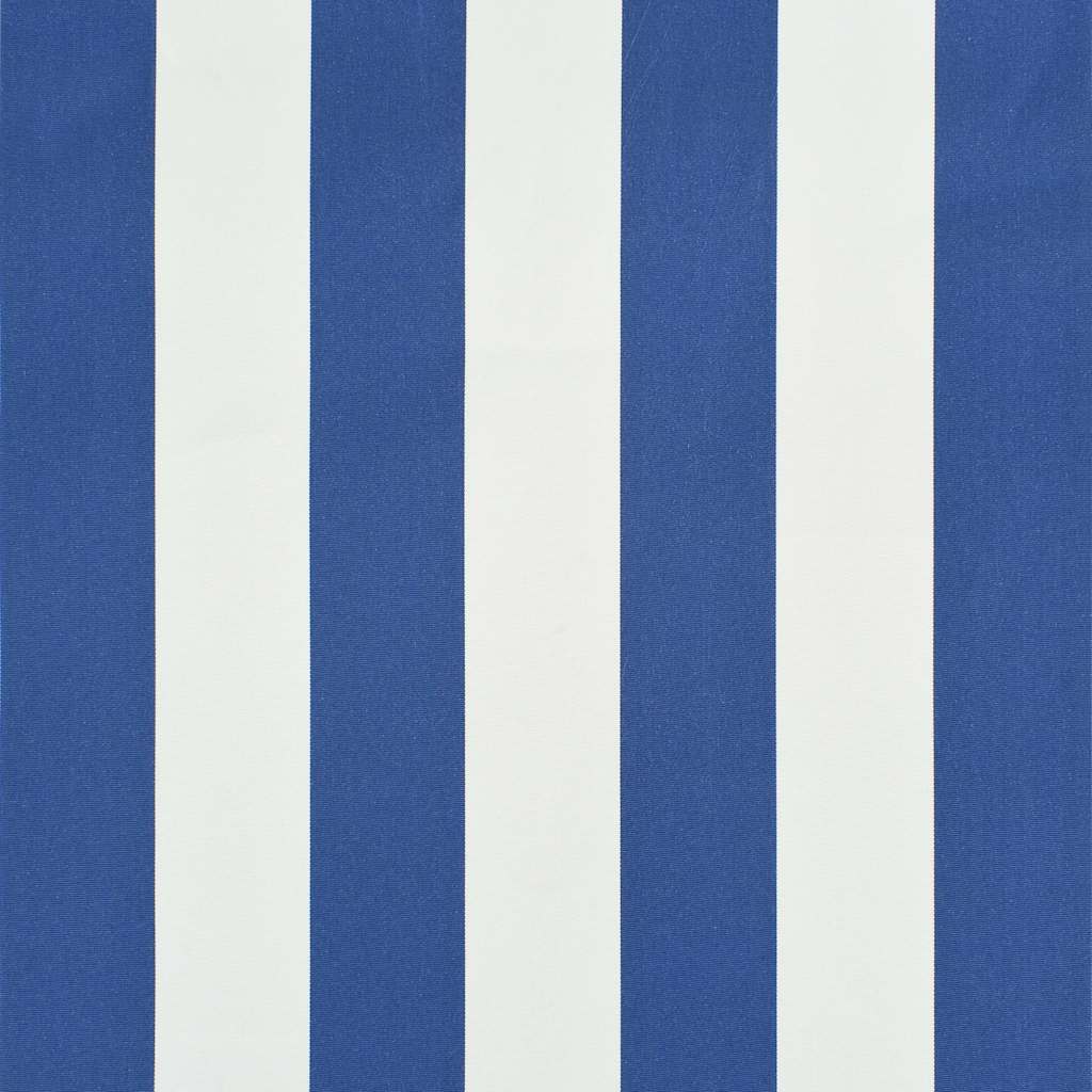vidaXL Luifel uittrekbaar 100x150 cm blauw en wit - Image 7