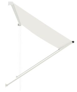 vidaXL Luifel uittrekbaar 200x150 cm crème
