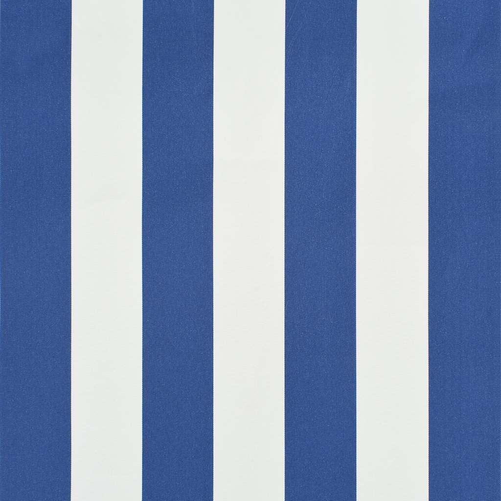 vidaXL Luifel uittrekbaar 300x150 cm blauw en wit - Image 7