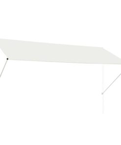 vidaXL Luifel uittrekbaar 300x150 cm crème