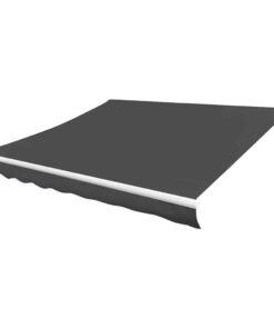 vidaXL Luifeldoek 300x250 cm canvas antraciet