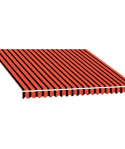 vidaXL Luifeldoek 300x250 cm canvas oranje en bruin
