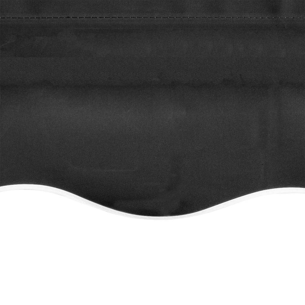 vidaXL Luifeldoek 500x300 cm canvas antraciet - Image 4