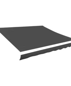 vidaXL Luifeldoek 600x300 cm canvas antraciet