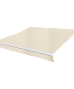 vidaXL Luifeldoek 6x3 m canvas crème