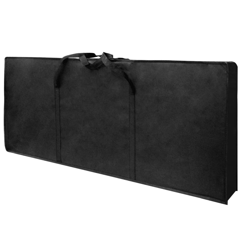 vidaXL Manicuretafel inklapbaar met wieltjes wit - Image 5