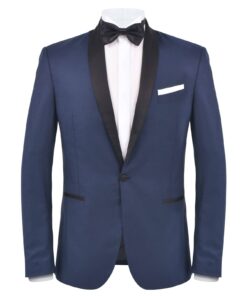 vidaXL Mannen Tuxedo Marineblauw 48