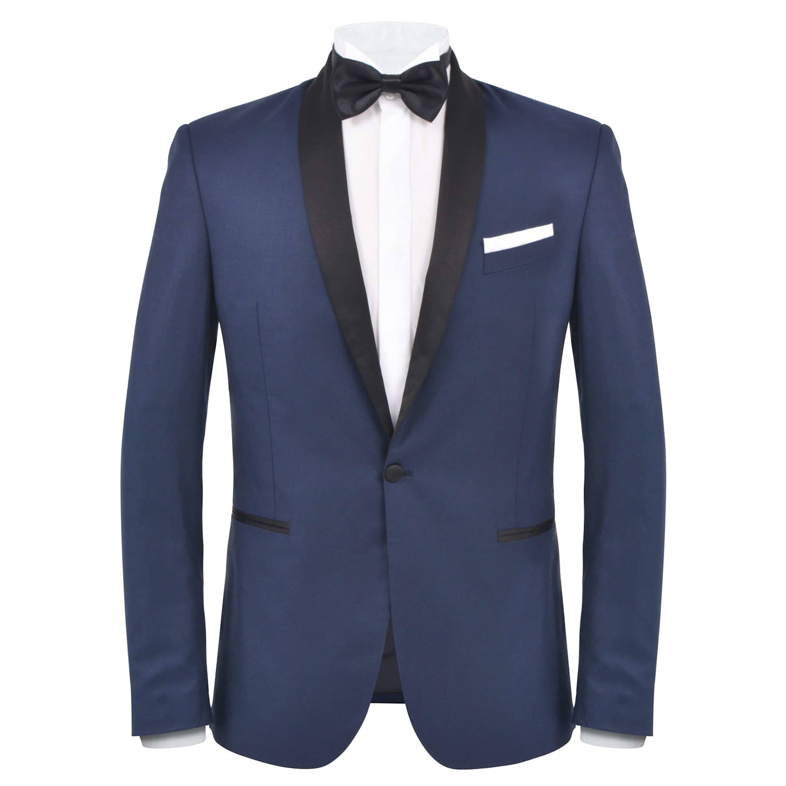 vidaXL Mannen Tuxedo Marineblauw 48