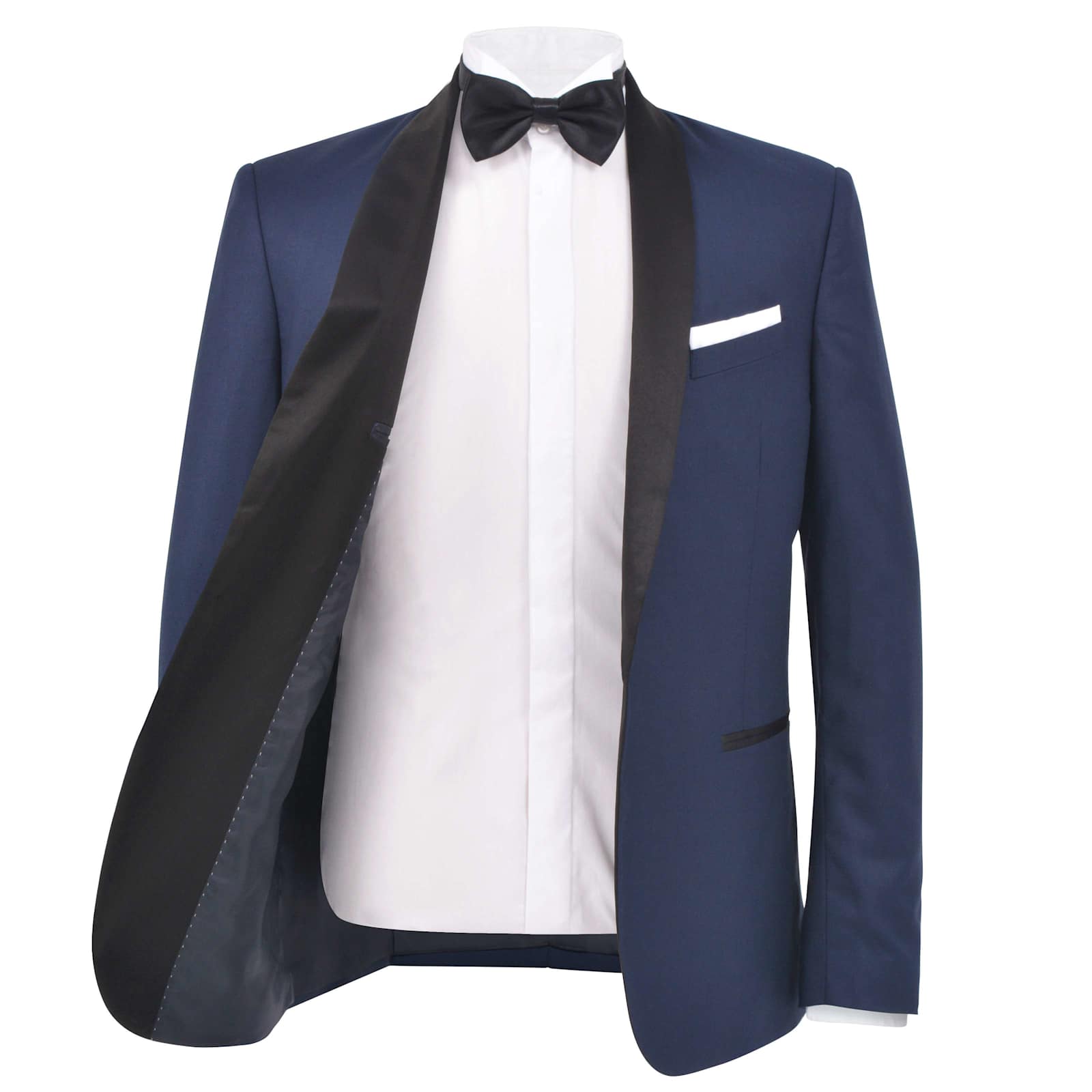 vidaXL Mannen Tuxedo Marineblauw 48 - Image 3