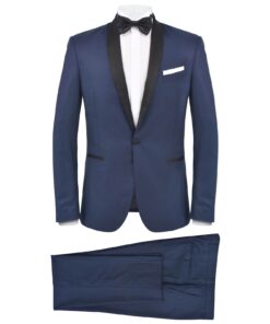 vidaXL Mannen Tuxedo Marineblauw 48