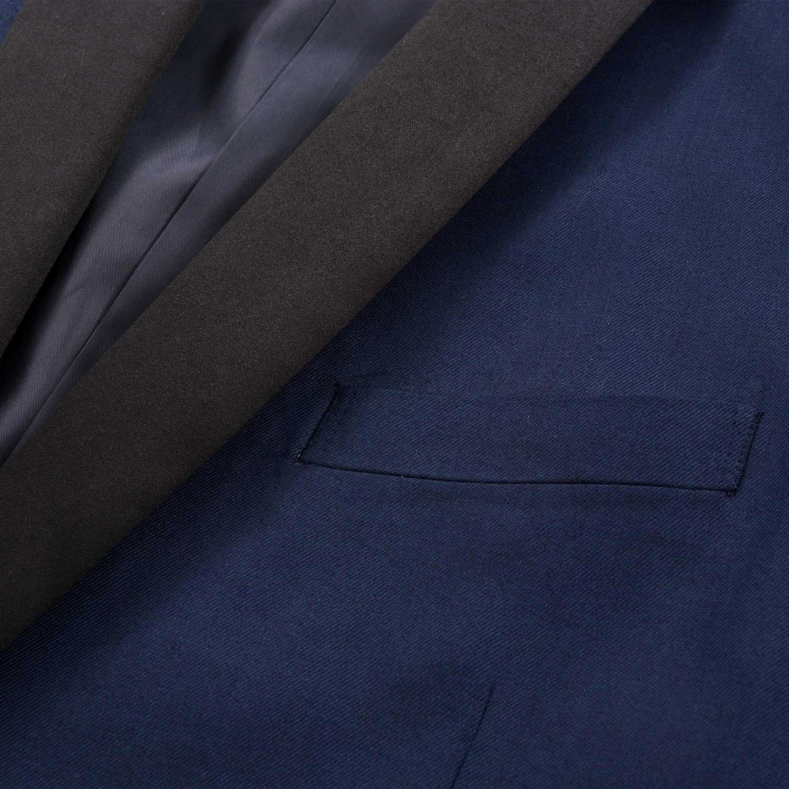 vidaXL Mannen Tuxedo Marineblauw 48 - Image 7