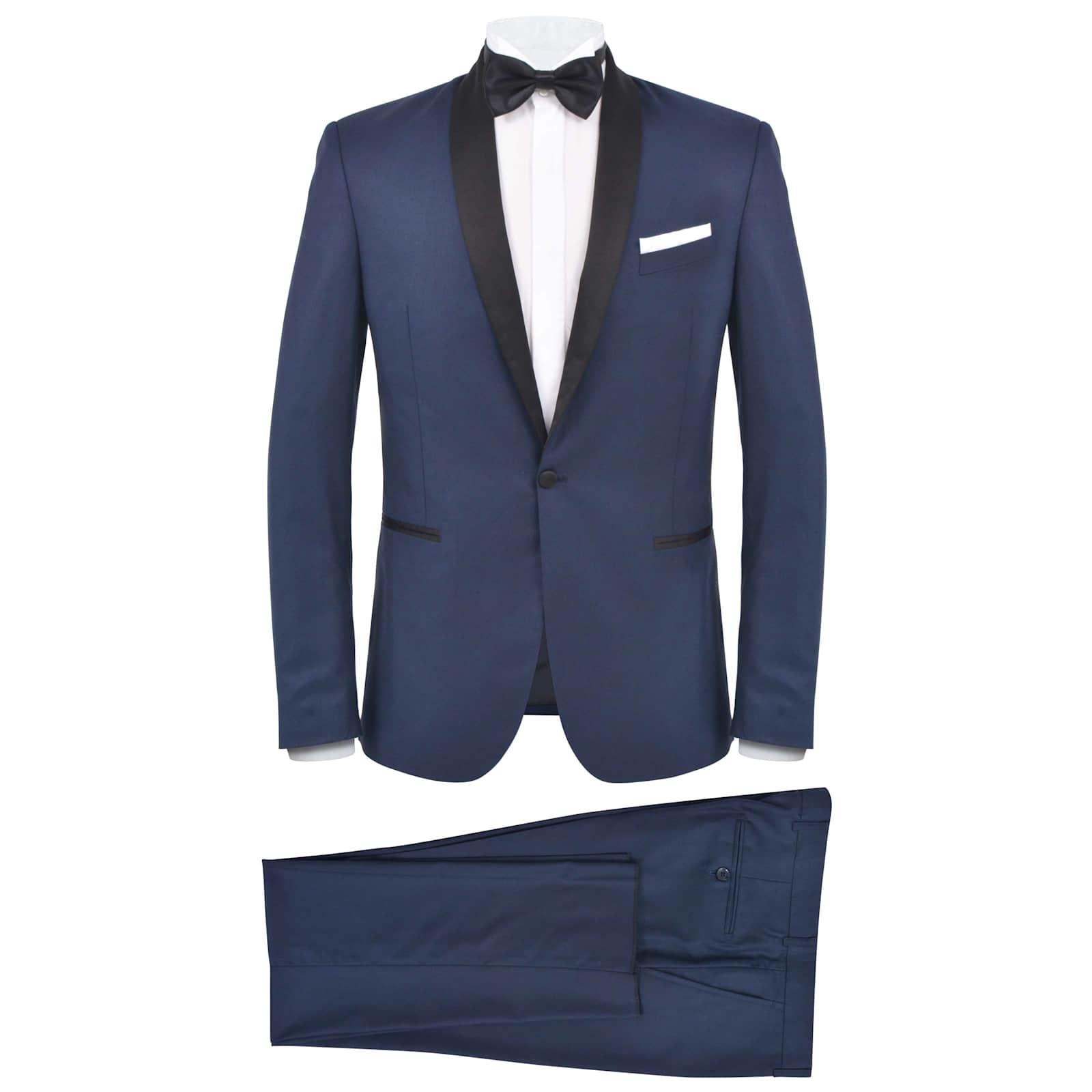 vidaXL Mannen Tuxedo Marineblauw 48