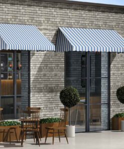 vidaXL Markies Blauw 200 cm Stof