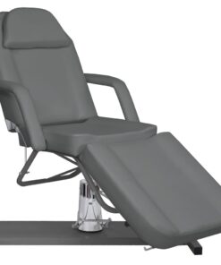 vidaXL Massagetafel 180x62x(87-112) cm grijs