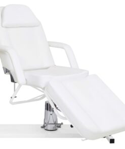 vidaXL Massagetafel 180x62x(87-112) cm wit