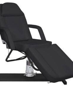 vidaXL Massagetafel 180x62x(87-112) cm zwart