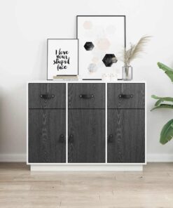 vidaXL Meubelfolie zelfklevend 500x90 cm PVC donkerhoutkleurig