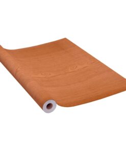 vidaXL Meubelfolie zelfklevend 500x90 cm PVC lichteikenkleurig