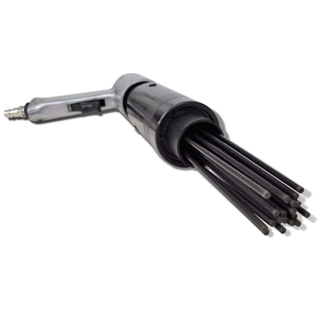 vidaXL Naaldhamer pneumatisch met 19 vervangende naalden - Afbeelding 3