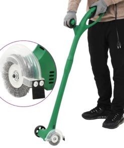 vidaXL Onkruidborstel elektrisch 140 W groen