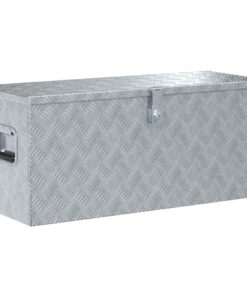 5x35x40 cm aluminium zilverkleurig