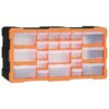 vidaXL Organiser met 22 lades 49x16x25