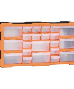 vidaXL Organiser met 22 lades 49x16x25