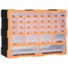 vidaXL Organiser met 38 lades 52x16x37