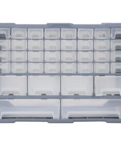 vidaXL Organiser met 38 lades 52x16x37