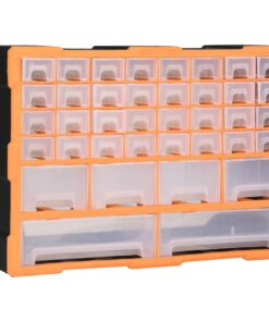vidaXL Organiser met 38 lades 52x16x37