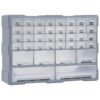 vidaXL Organiser met 38 lades 52x16x37