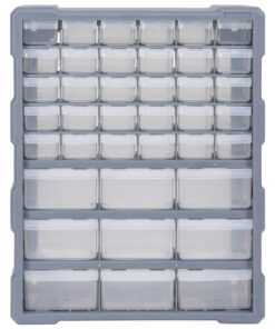 vidaXL Organiser met 39 lades 38x16x47 cm