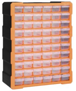 vidaXL Organiser met 60 lades 38x16x47