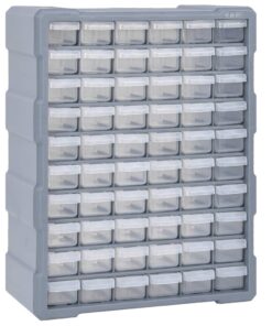 vidaXL Organiser met 60 lades 38x16x47