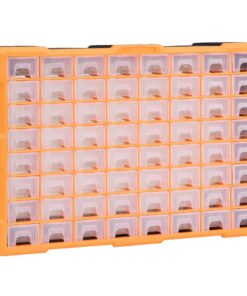 vidaXL Organiser met 64 lades 52x16x37