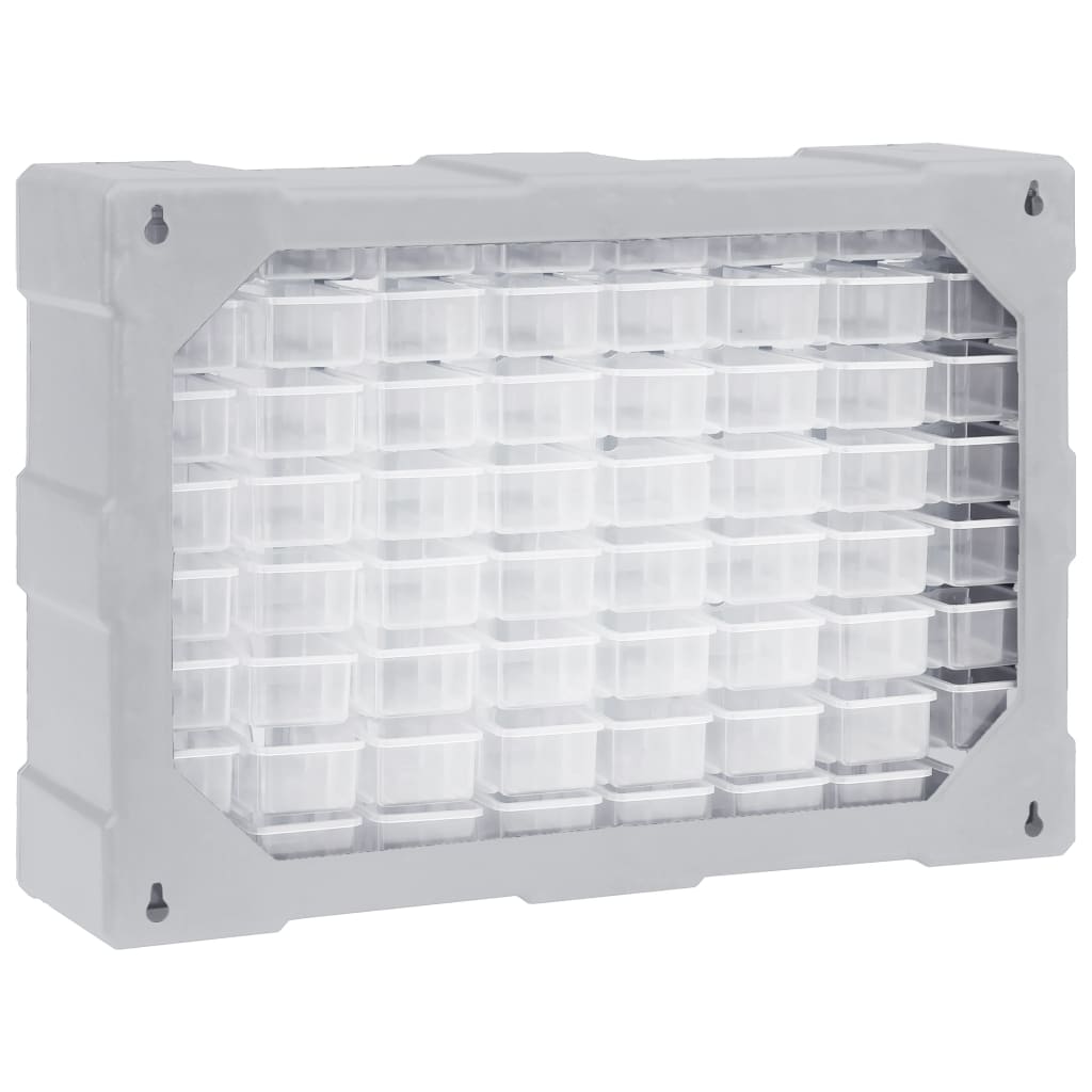 vidaXL Organiser met 64 lades 52x16x37,5 cm - Afbeelding 5