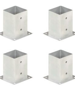 vidaXL Paalankers 4 st 101 mm gegalvaniseerd metaal