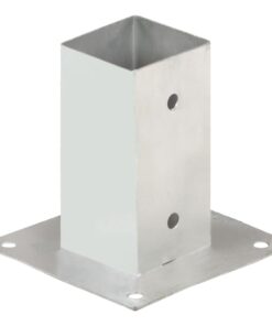 vidaXL Paalankers 4 st 71 mm gegalvaniseerd metaal