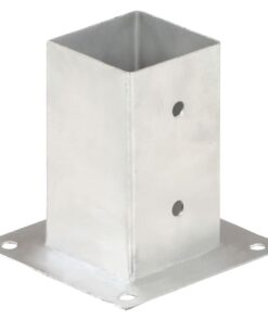 vidaXL Paalankers 4 st 81 mm gegalvaniseerd metaal