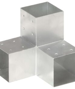 vidaXL Paalverbinding Y-vorm 101x101 mm gegalvaniseerd metaal