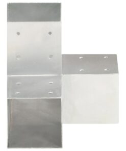 vidaXL Paalverbinding Y-vorm 91x91 mm gegalvaniseerd metaal