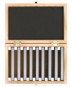 vidaXL Parallelplaatjes 18 st 100 mm 10-42 mm