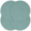 vidaXL Placemats 4 st rond 38 cm katoen effen groen
