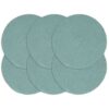 vidaXL Placemats 6 st rond 38 cm katoen effen groen