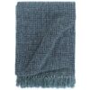 vidaXL Plaid 125x150 cm katoen indigo-blauw