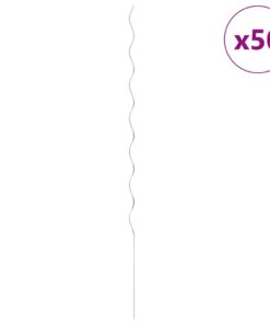vidaXL Plantenstok spiraal 170 cm gegalvaniseerd staal 50 st