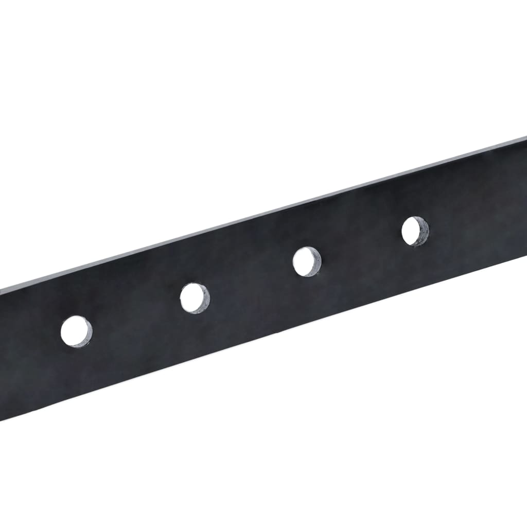 vidaXL Ploeghulpstuk voor frees metaal zwart - Image 6